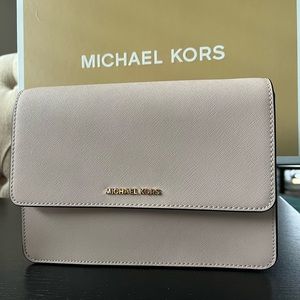 Daniela Large Saffiano Leather Crossbody Bag